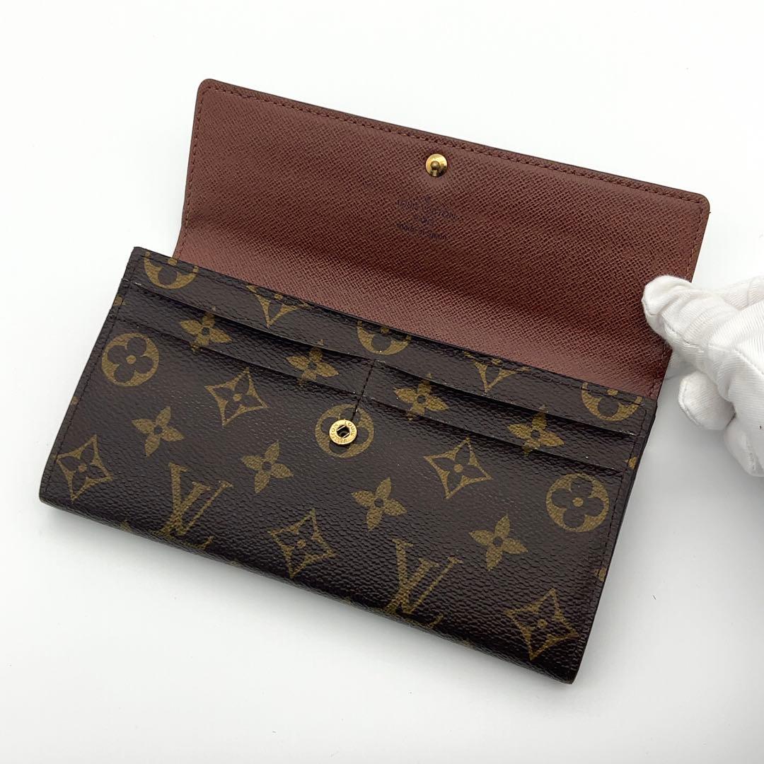 ルイヴィトン モノグラム 長財布 ポルトフォイユサラ 男女兼用