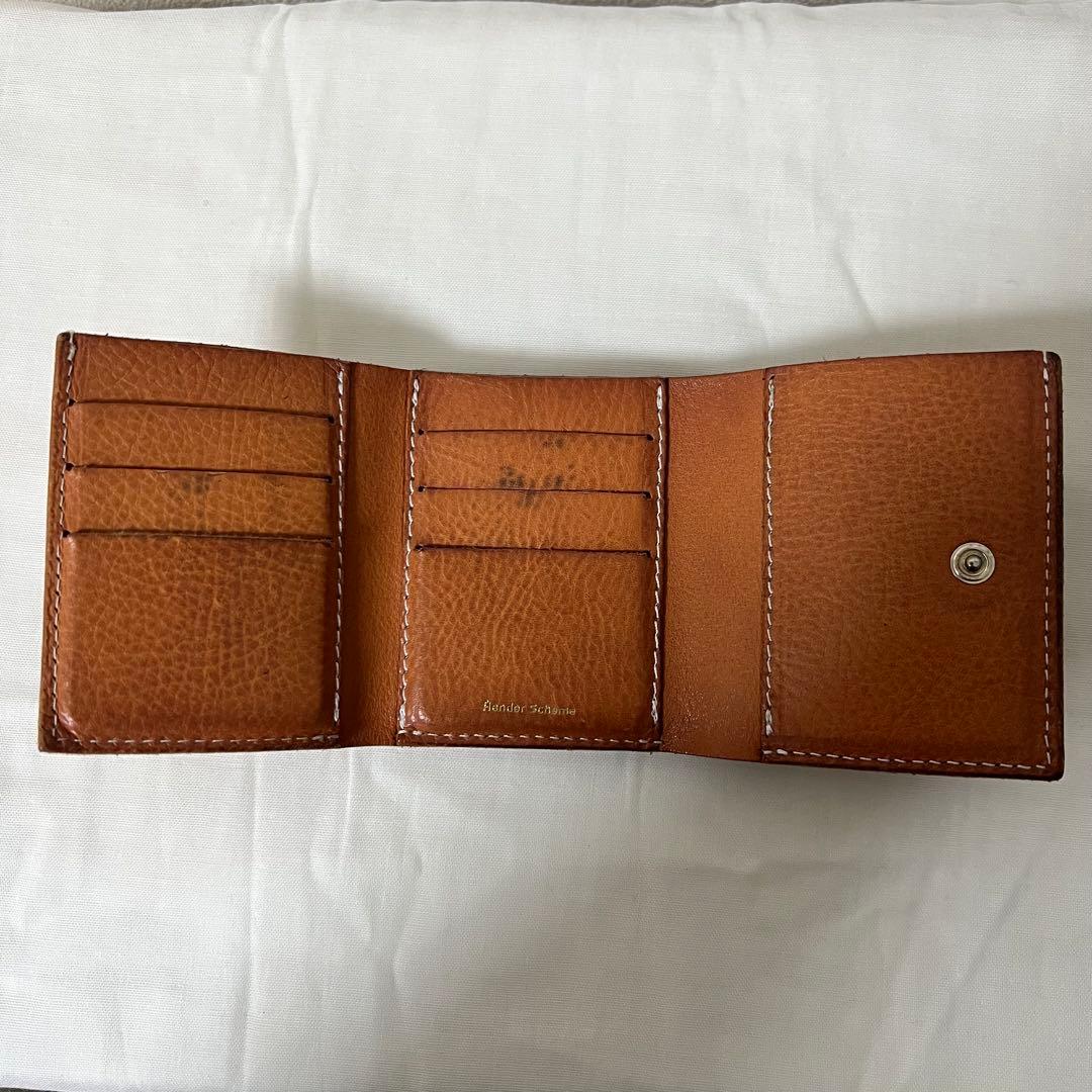 Hender scheme trifold wallet 三つ折り財布 ブラウン