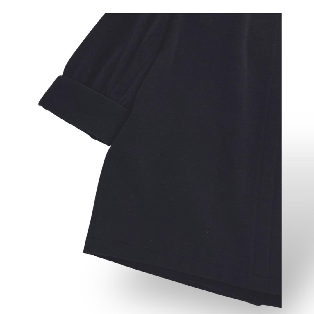 美品　YSL イヴサンローラン　コート　1ボタン　黒　ブラック　ウール