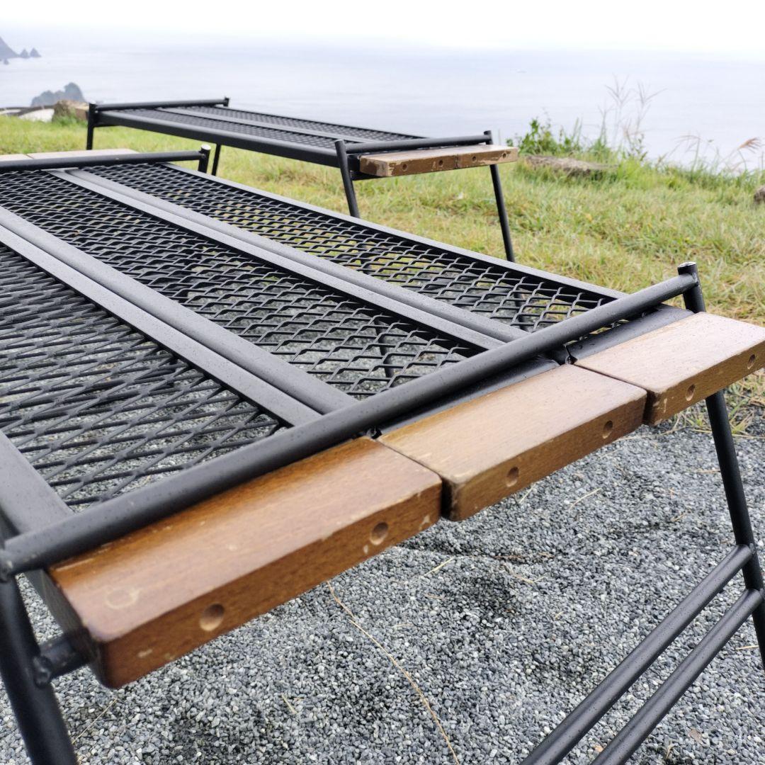 DOD テキーラテーブル　プレート2＋3プレート＋脚＋収穫バックのセット