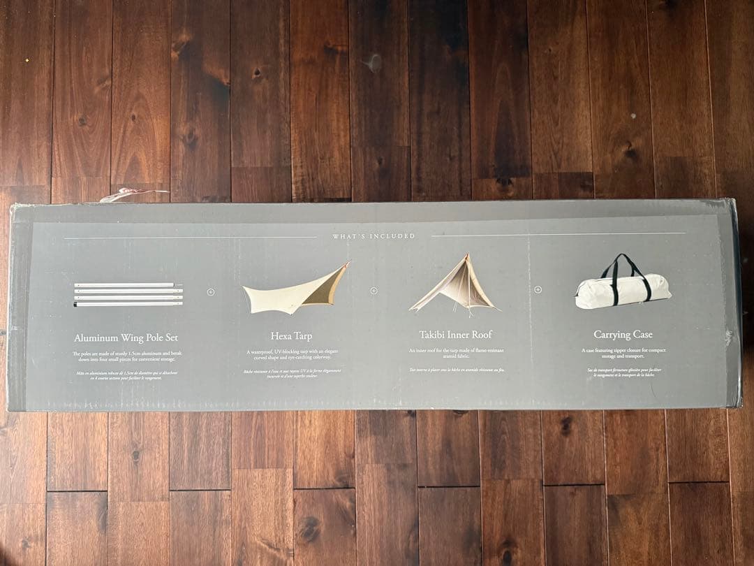 peak USA限定 TAKIBIタープ ヘキサ アイボリー Mセット