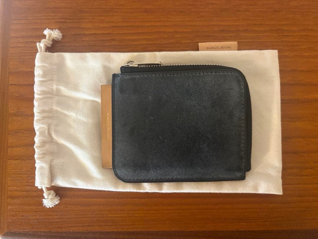 極美品＊Hender Scheme L zip Purse エンダースキーマ　黒