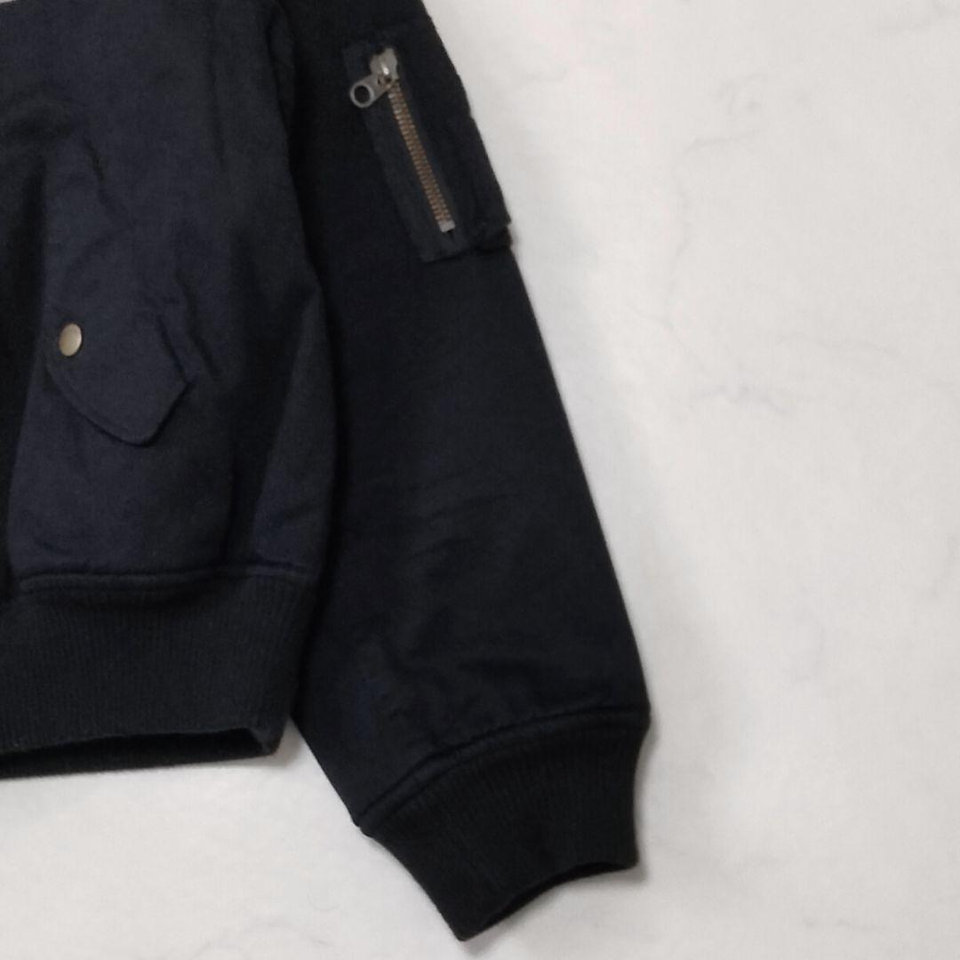 美品　PINKHOUSE／ピンクハウス　中綿　刺繍ロゴブルゾン　フード付き