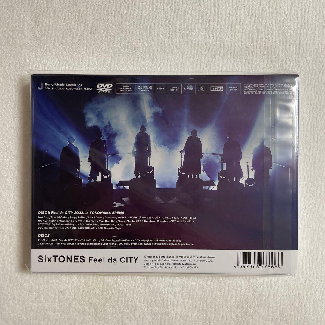 SixTONES/Feel da CITY〈初回盤・通常盤DVD〉