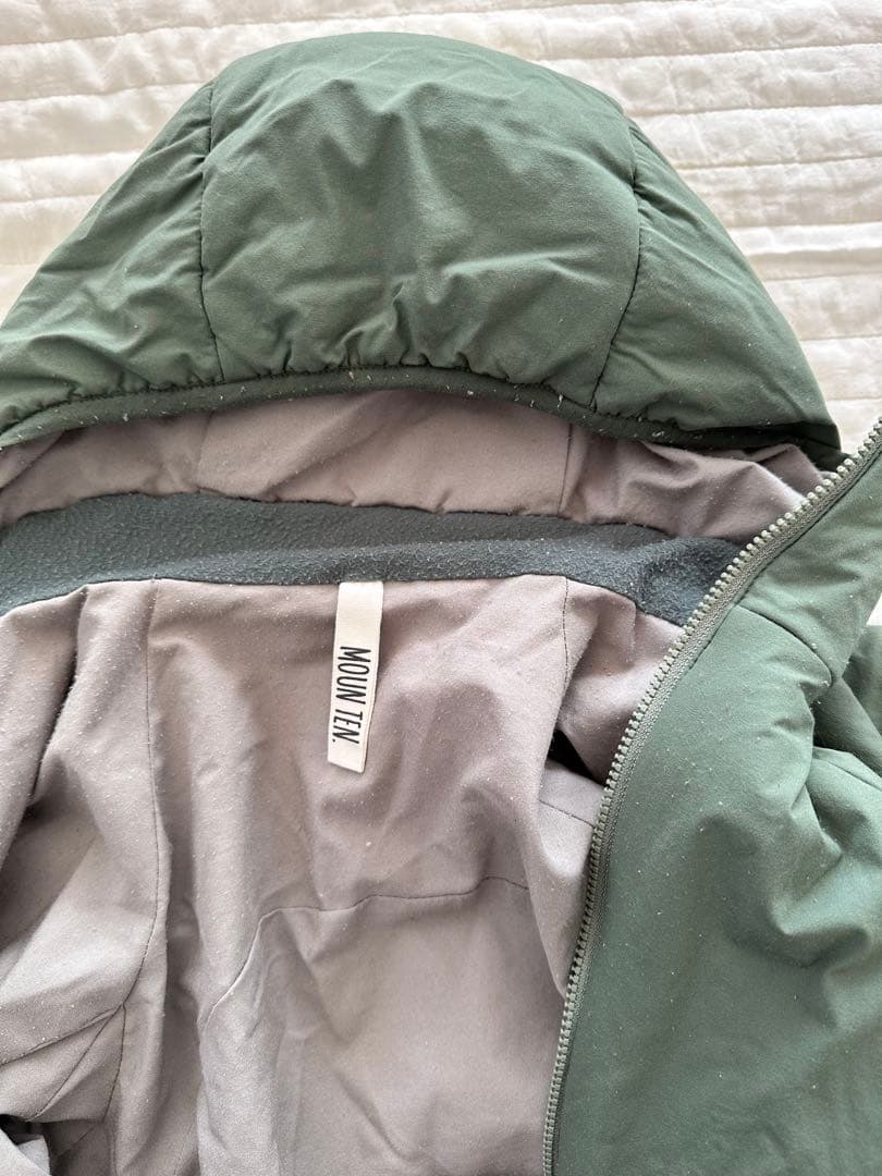 【マウンテン】ミトン付き　キッズアウター【110㎝】グリーン
