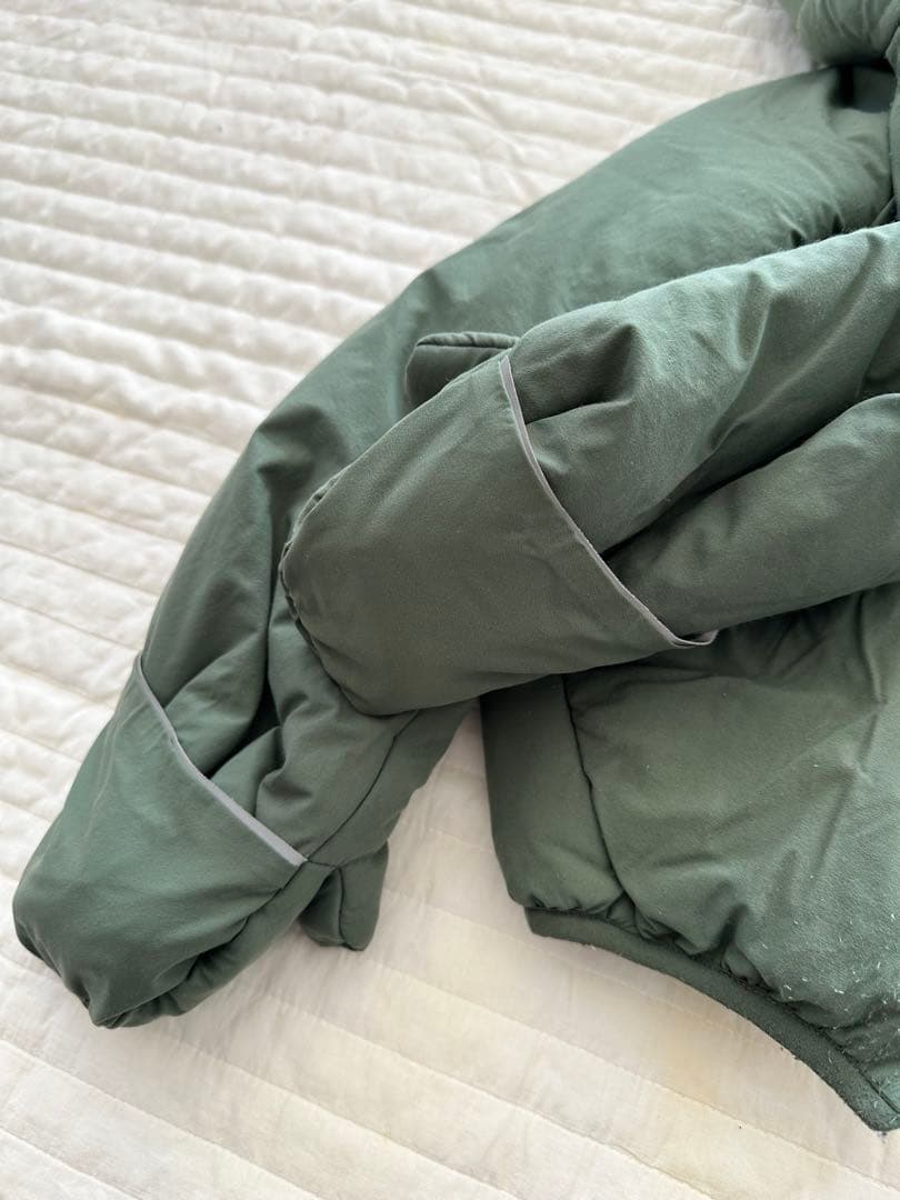 【マウンテン】ミトン付き　キッズアウター【110㎝】グリーン