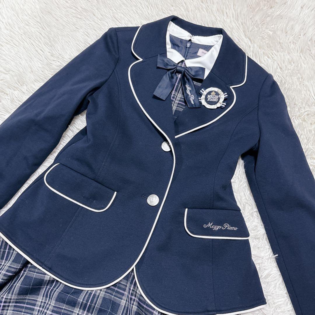 メゾピアノジュニア L160 LL165 フォーマル セレモニースーツワンピース