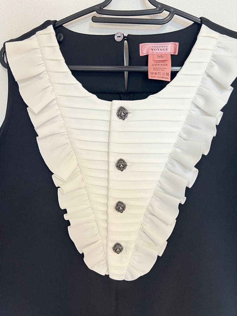 タイムセール　vaqutauxvoyage　ヴァクトー　バイカラードコンビネゾン