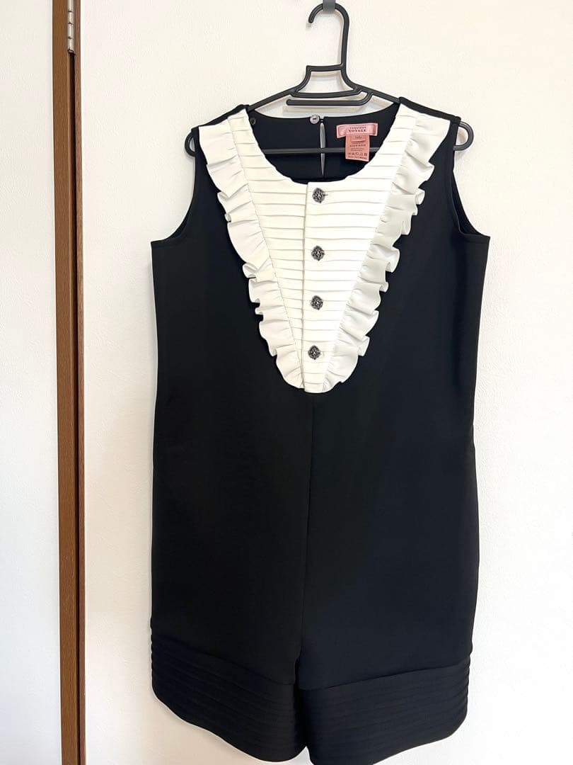 タイムセール　vaqutauxvoyage　ヴァクトー　バイカラードコンビネゾン