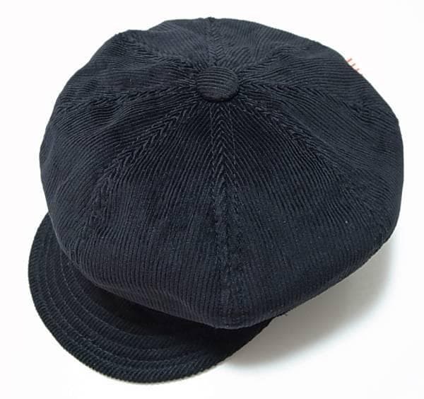 米国製ニューヨークハットCorduroy Spitfireコーデュロイ黒XL新品
