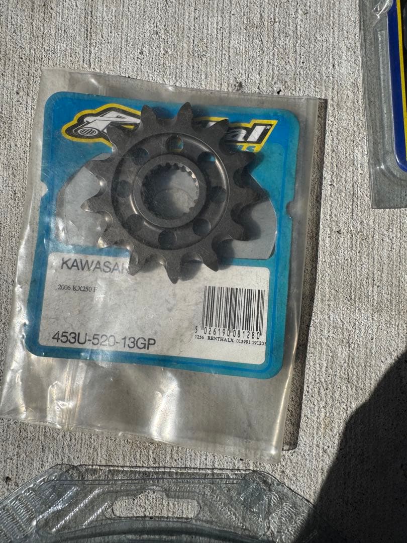 kx250f 2018 スプロケ