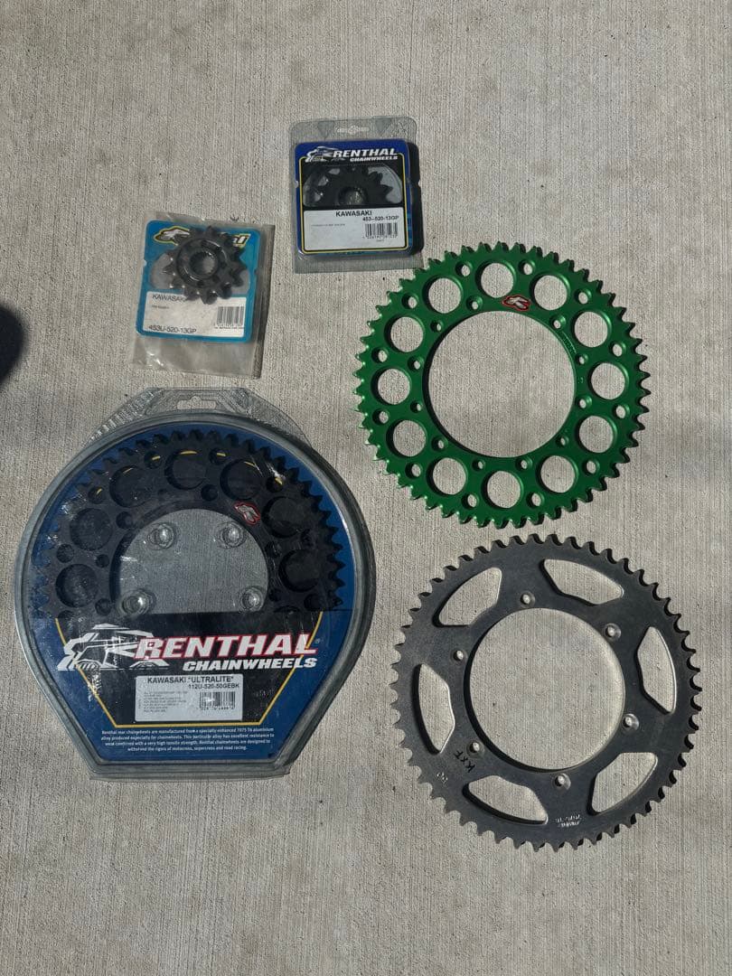 kx250f 2018 スプロケ