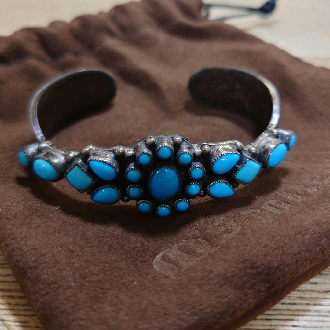 アクセサリー Leo Feeney Turquoise Cuff Bracelet used