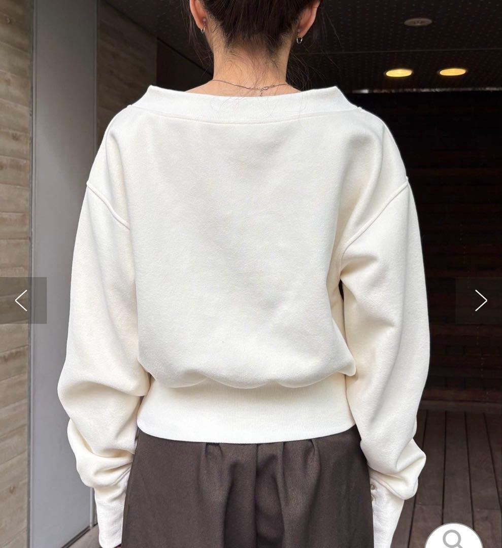 期間限定‼️カプリシュレマージュ　1ポイントボンディングスウェット