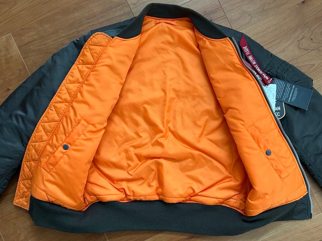 ALPHA INDUSTRIES MA-1 タイト 20004 RP.GRAY