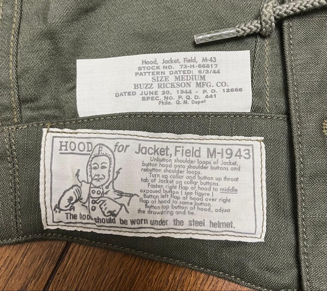 BUZZ RICKSON'S バズリクソンズ　M-1943フィールドジャケット
