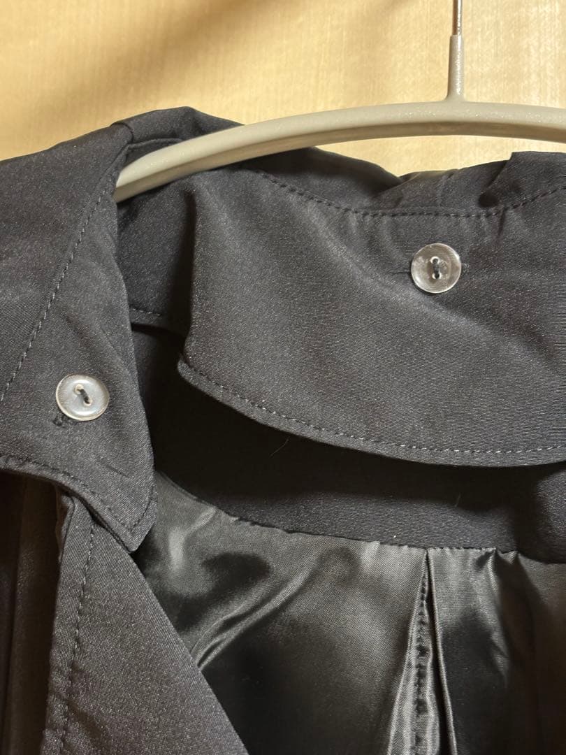 Liten キュービックトレンチコート　ダークネイビー