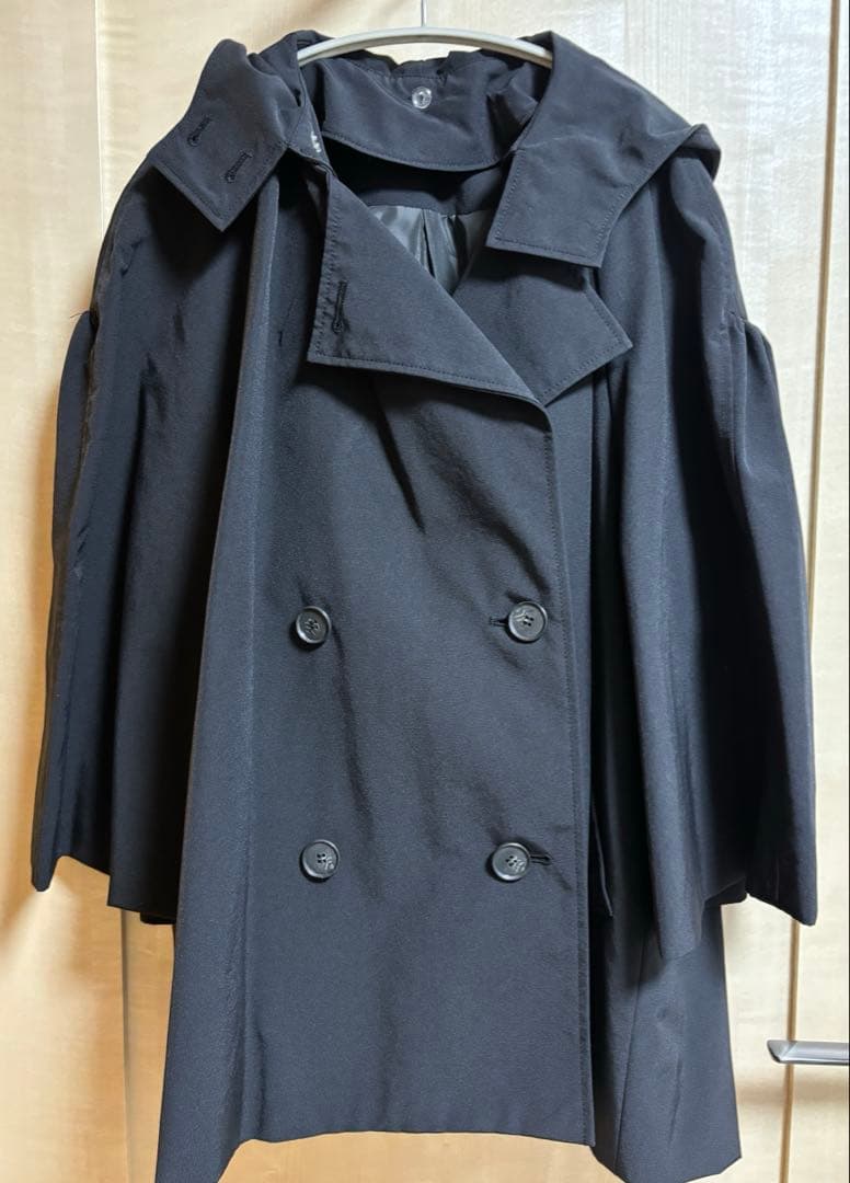 Liten キュービックトレンチコート　ダークネイビー