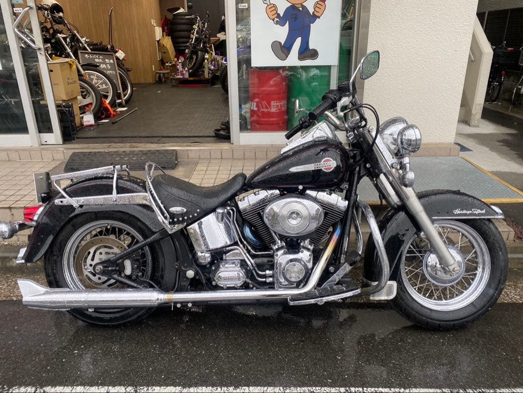 ハーレー　FLSTC1450 TC88 ツインカム フィッシュテールマフラー