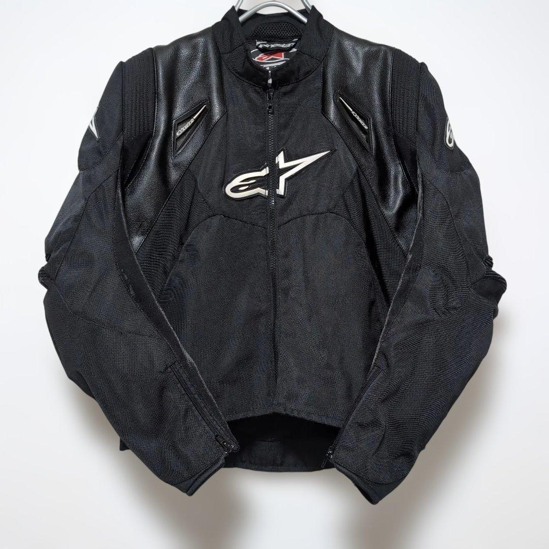 Alpinestars バイクジャケット S プロテクター メッシュ 黒 春夏用