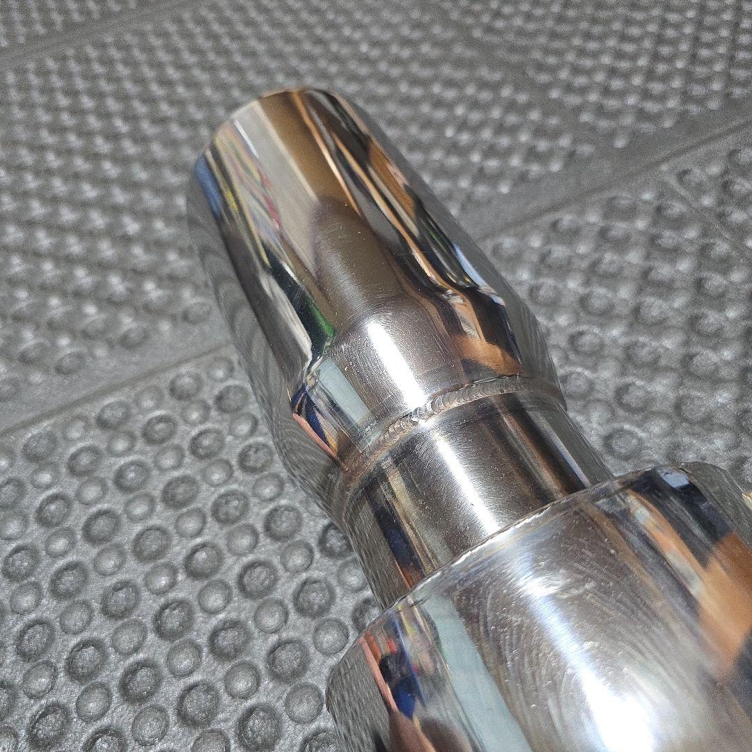 日産K12マーチステンレス製 シングルエキゾーストマフラー絶版(マルホランド)