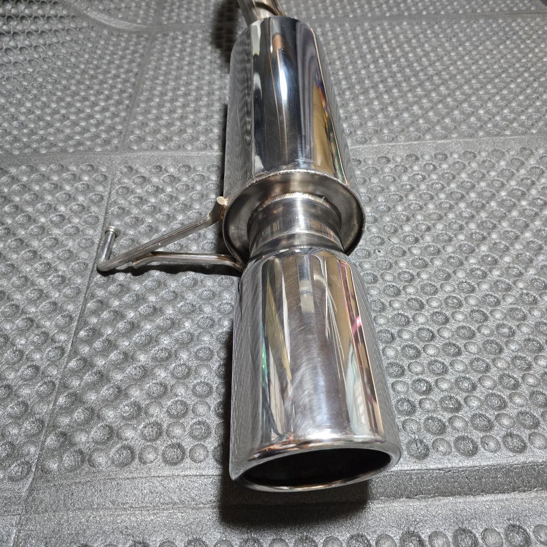 日産K12マーチステンレス製 シングルエキゾーストマフラー絶版(マルホランド)