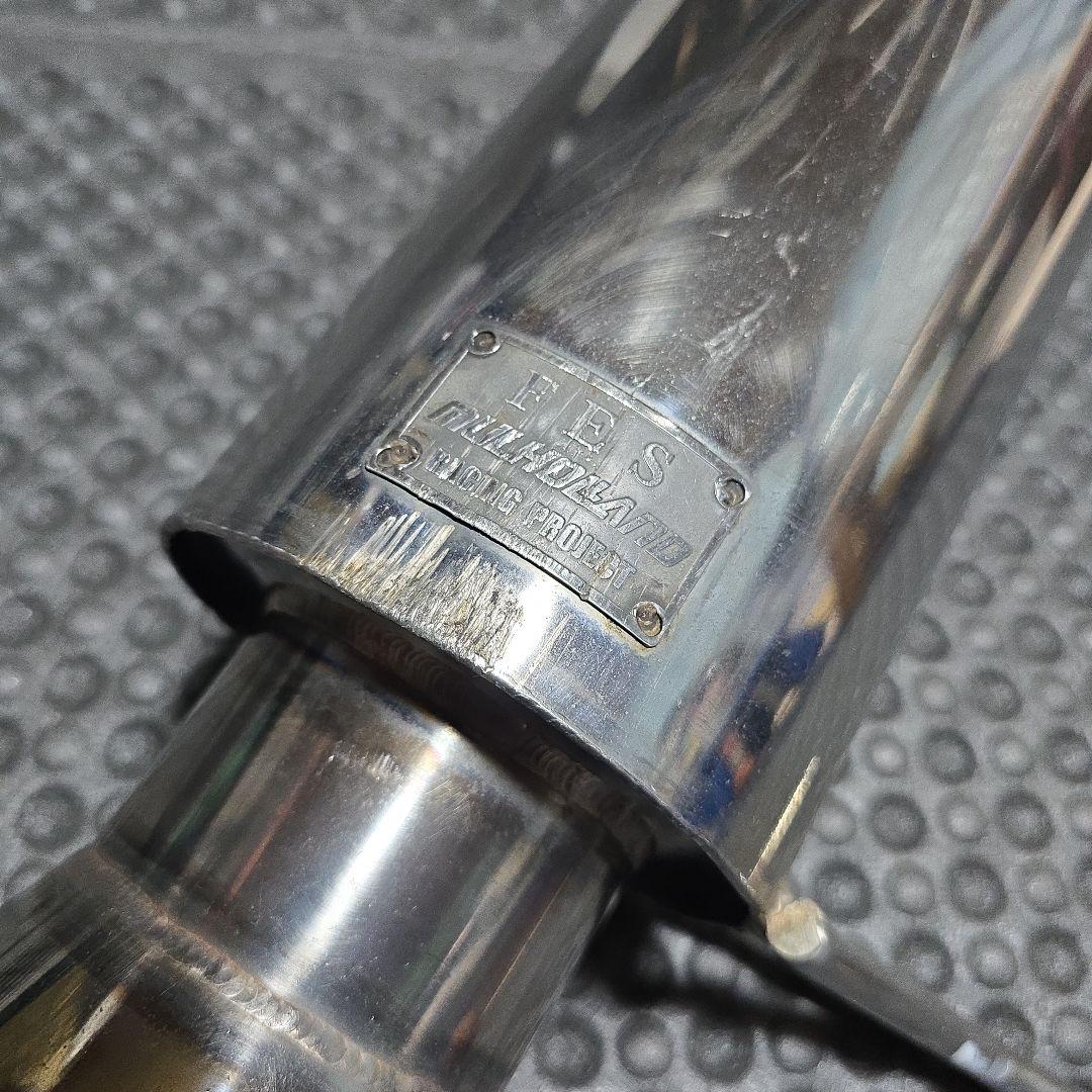 日産K12マーチステンレス製 シングルエキゾーストマフラー絶版(マルホランド)