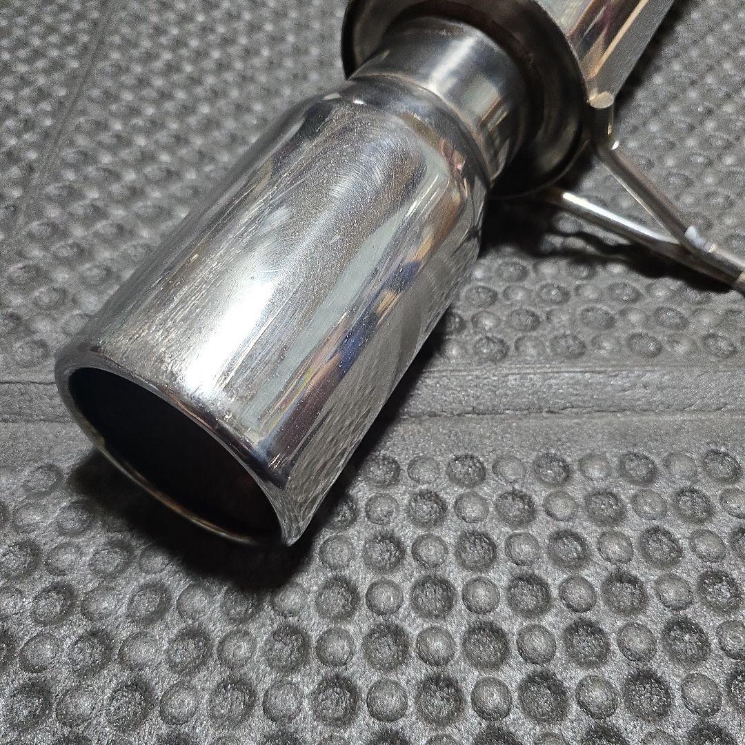 日産K12マーチステンレス製 シングルエキゾーストマフラー絶版(マルホランド)