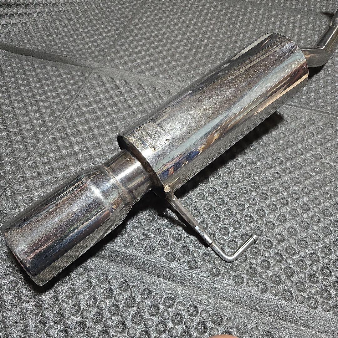 日産K12マーチステンレス製 シングルエキゾーストマフラー絶版(マルホランド)