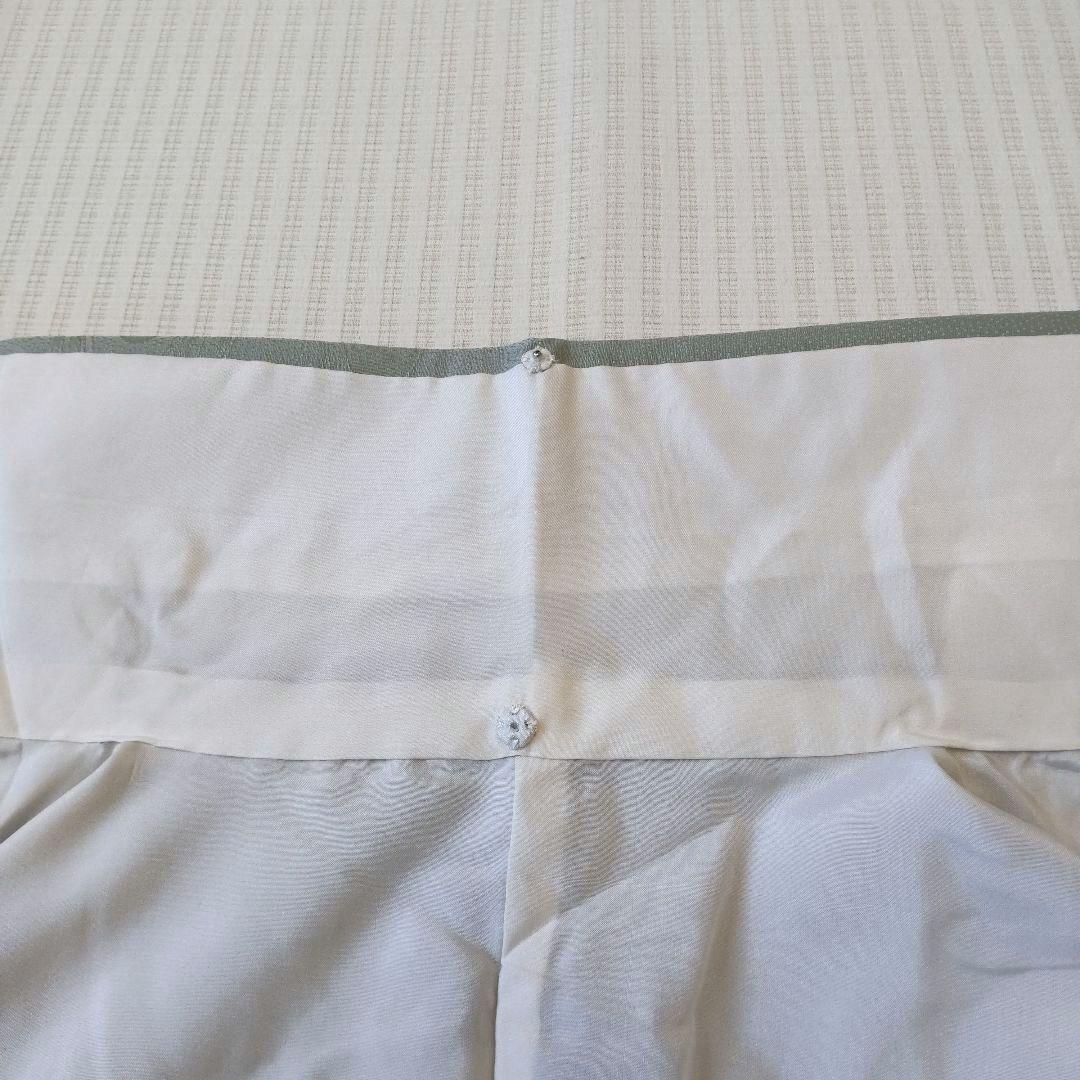 【色無地】未使用品✣上品で透明感ある薄青磁 一つ紋 身丈159cm/裄丈66cm