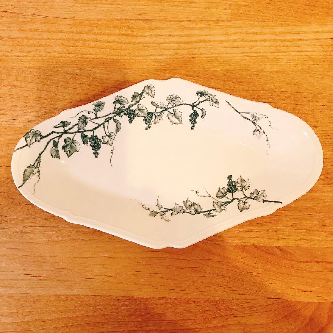 studio m’ スタジオエム　ヴィーニュ　オーバルプレート　美品