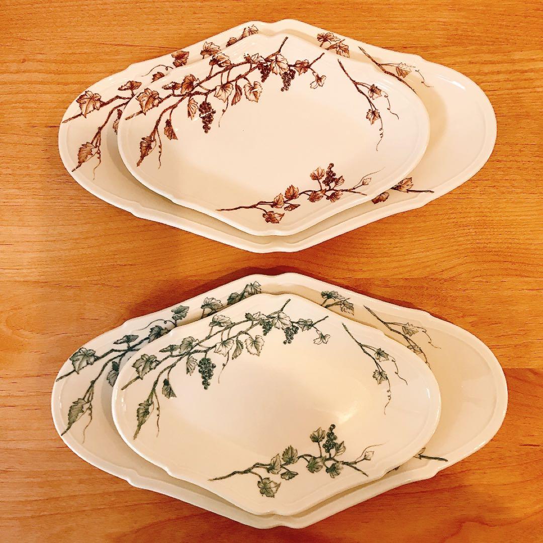 studio m’ スタジオエム　ヴィーニュ　オーバルプレート　美品