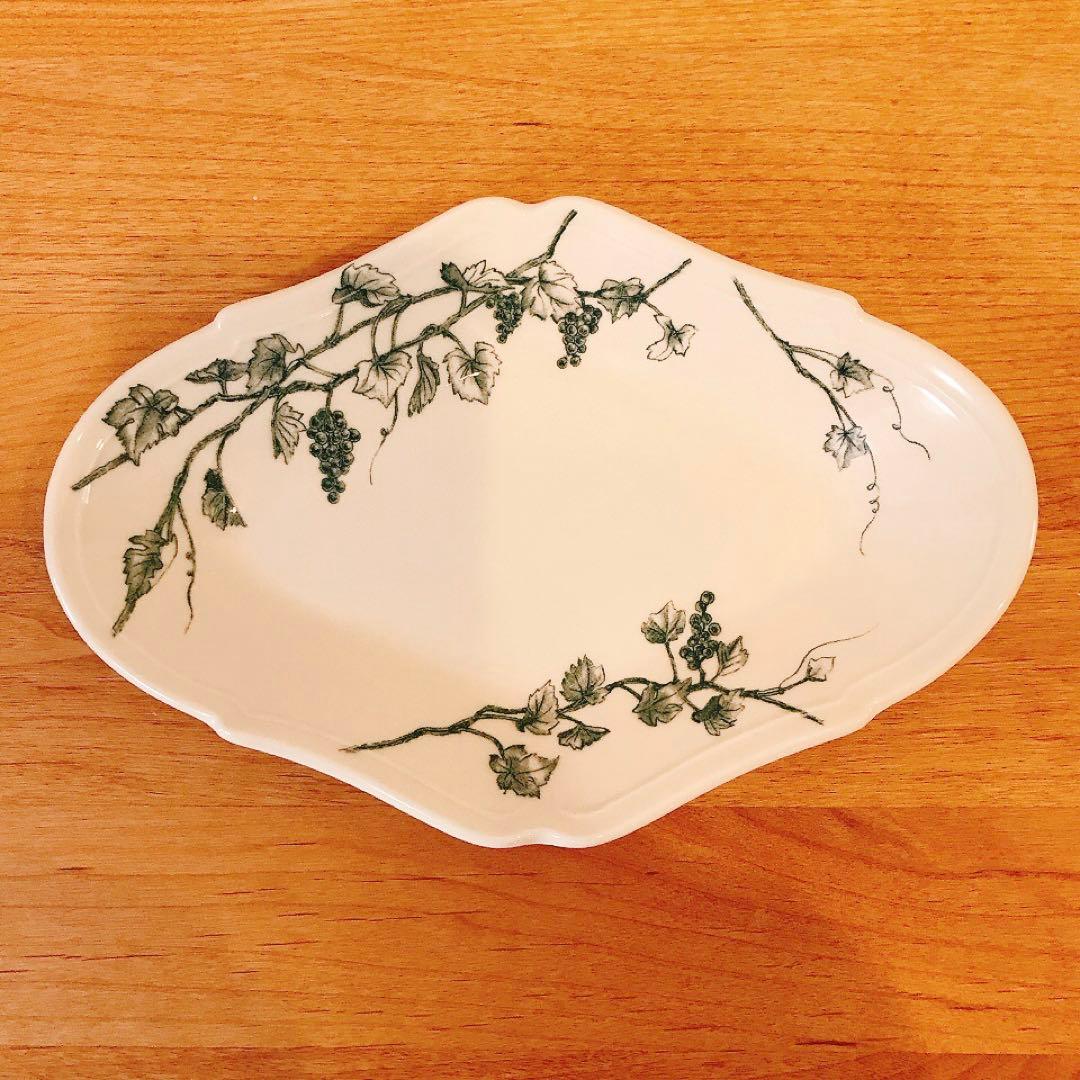 studio m’ スタジオエム　ヴィーニュ　オーバルプレート　美品