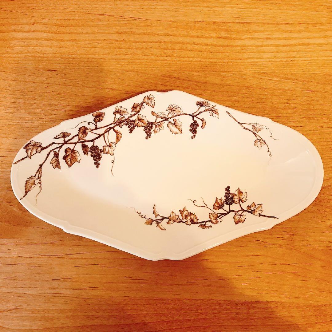 studio m’ スタジオエム　ヴィーニュ　オーバルプレート　美品