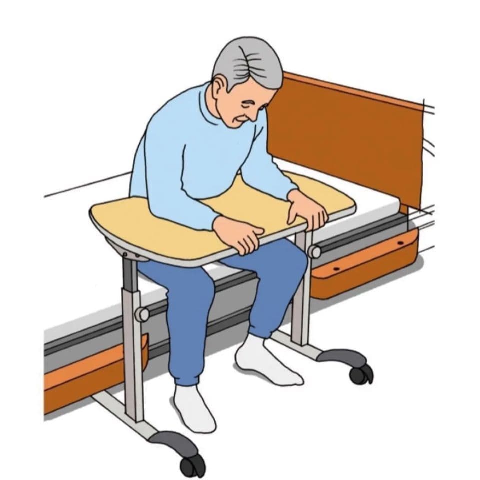 ♿介護用テーブル 車椅子・ベッドでの時間を充実⭐説明書と組立キット付