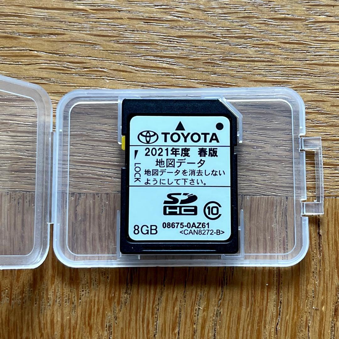 TOYOTA 2021年度春版　車用地図データ SDカード 8GB