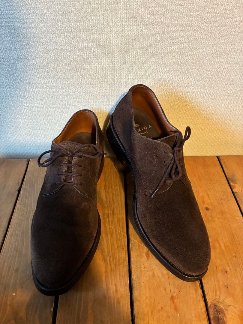 カルミナ　スエードプレーントゥ　5.5表記