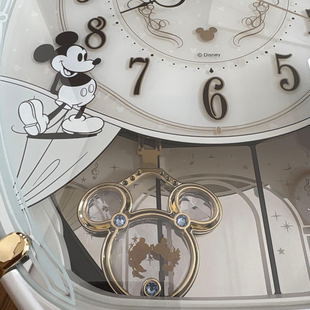 Disney ディズニー　壁掛け時計　セイコークロック　電波時計　メロディ付き