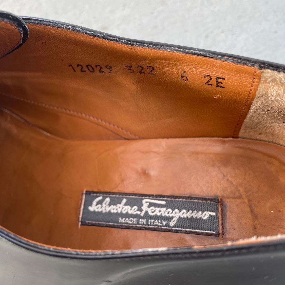 Ferragamo モンクストラップシューズ サイズ6 2E