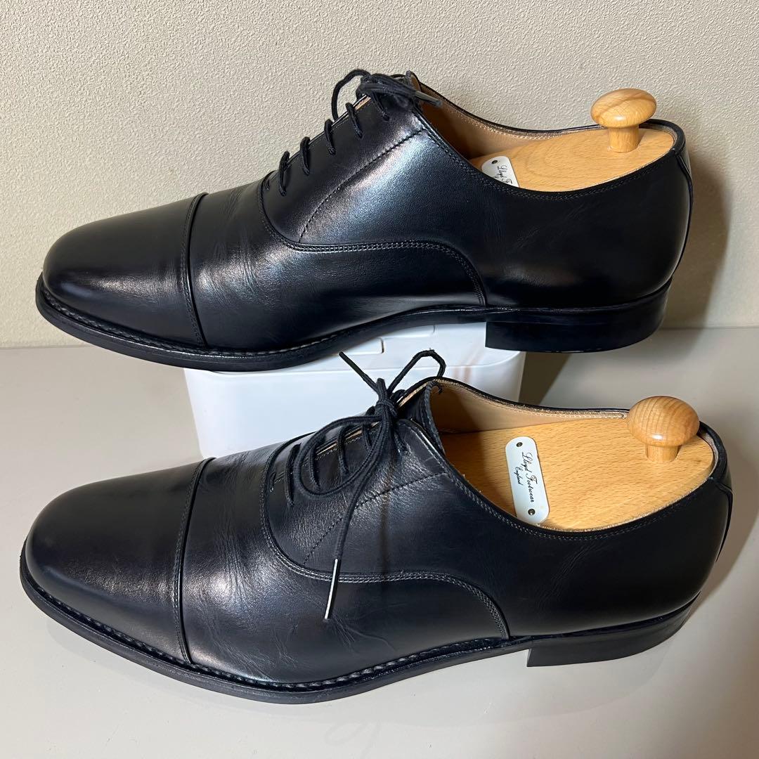 【美品】スコッチグレイン ストレートチップ F-0352 ブラック 26cm