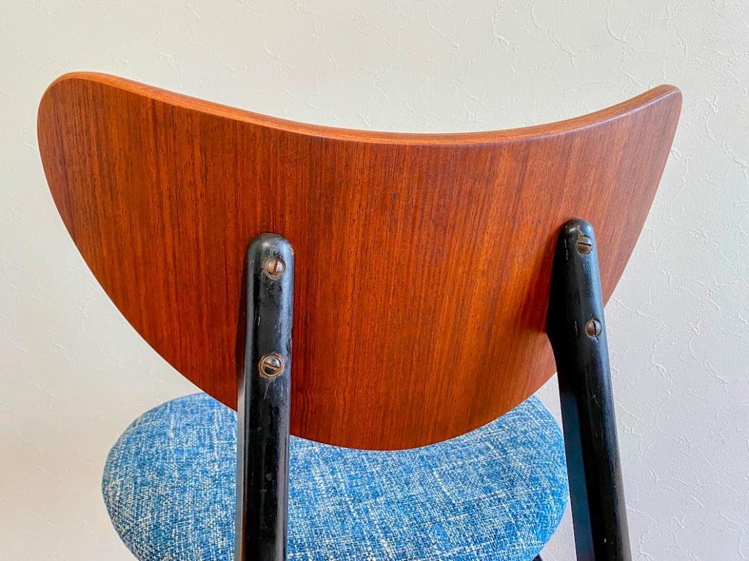 1950-60s G-PLAN Tola&Blackダイニングチェア 張替済み②