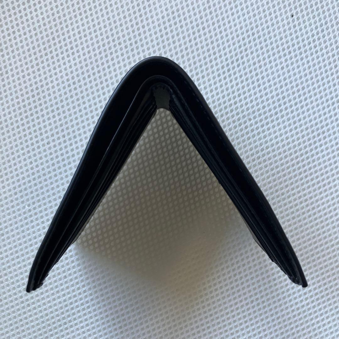 新品　ヴェルサーチ　グレカ　二つ折り財布　財布　ブラック