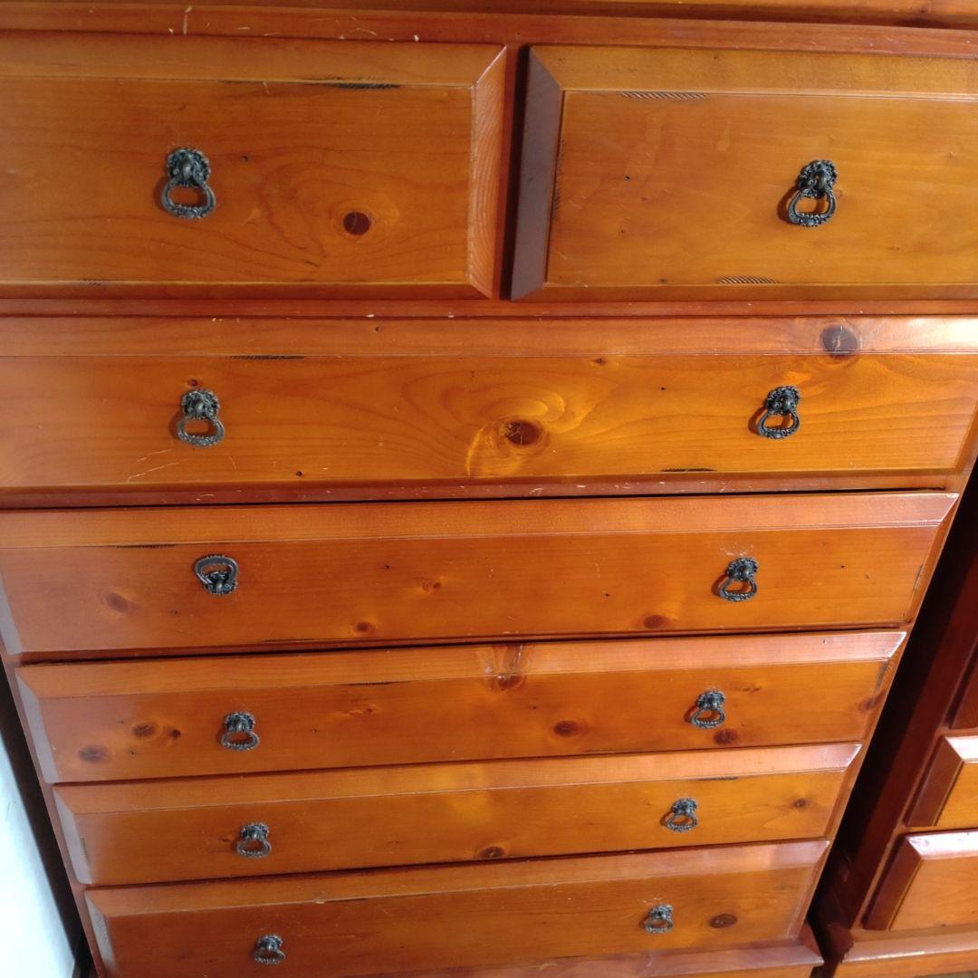 アンティーク風　木製タンス