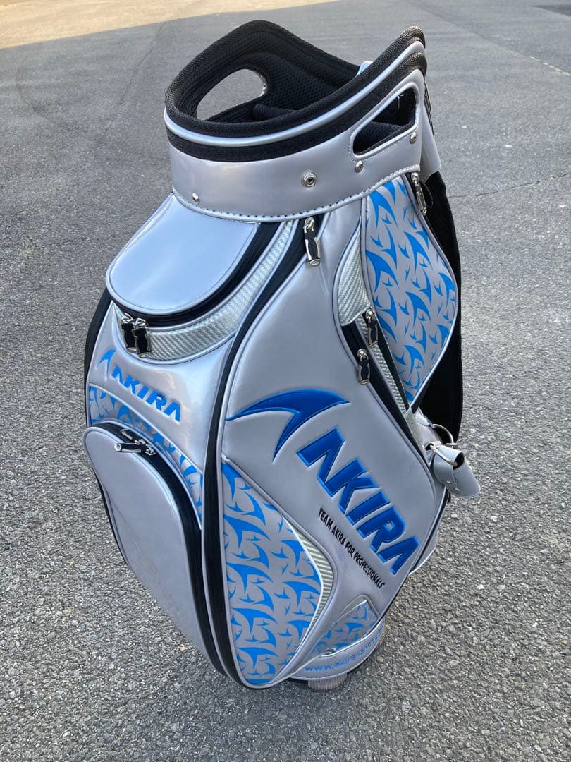 アキラプロダクツ キャディバッグ 10インチ 大型 ツアーバッグ