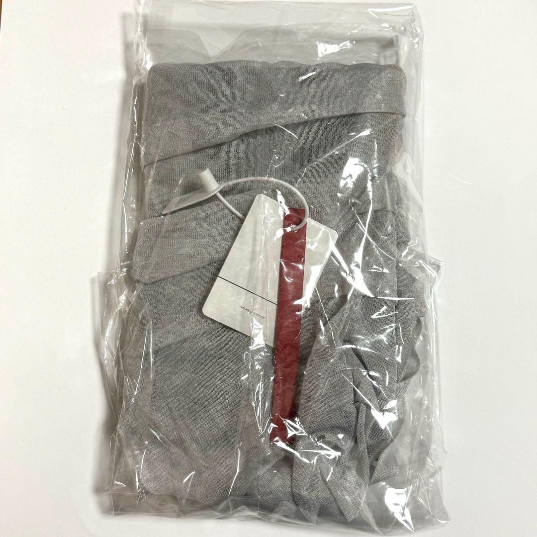 パンツ THEREDTHREAD S gather knit shorts