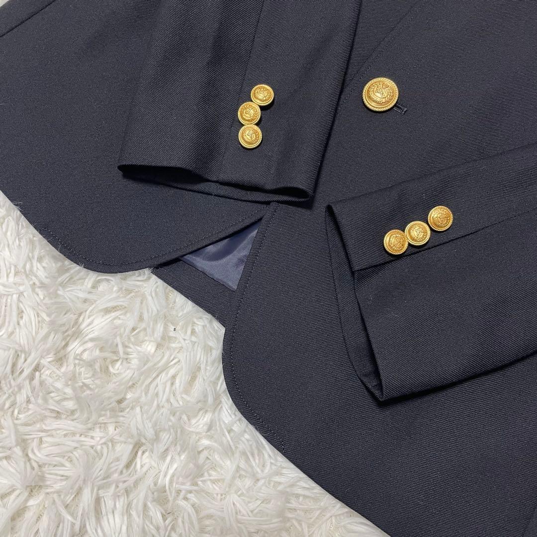 【美品】BURBERRY ネイビー ブレザー ジャケット 160A