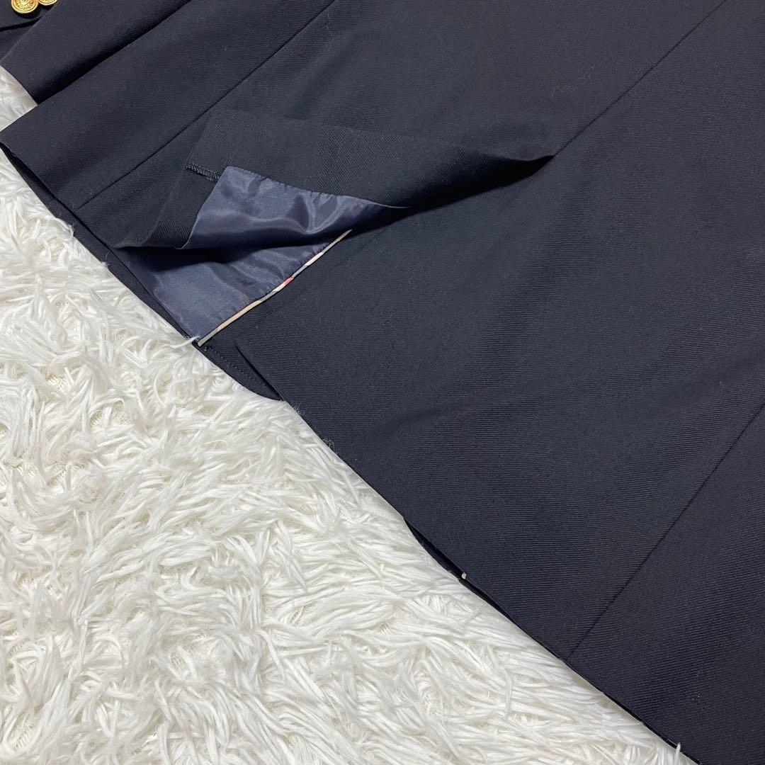【美品】BURBERRY ネイビー ブレザー ジャケット 160A