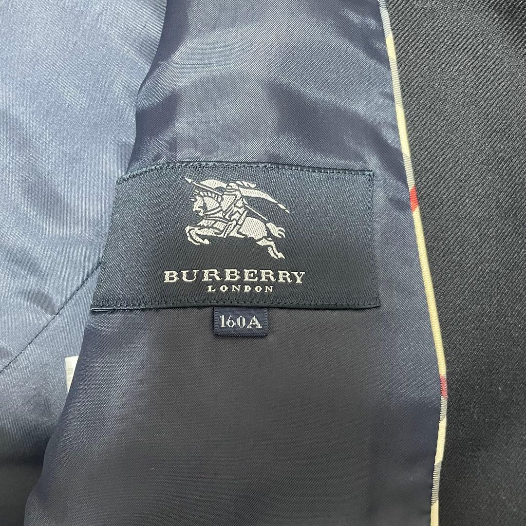 【美品】BURBERRY ネイビー ブレザー ジャケット 160A