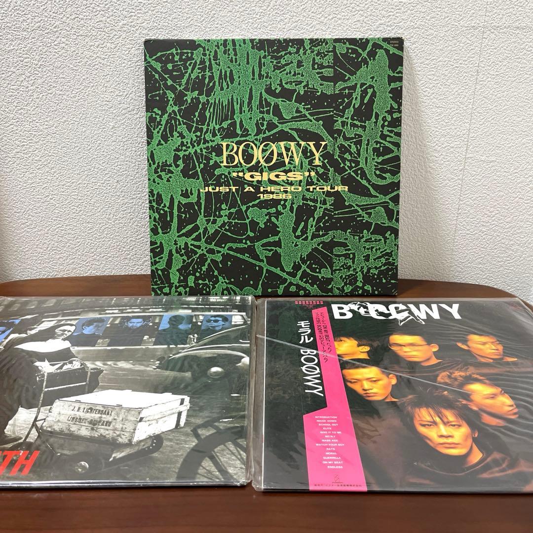 BOOWY レコード　3枚セット　まとめ売り