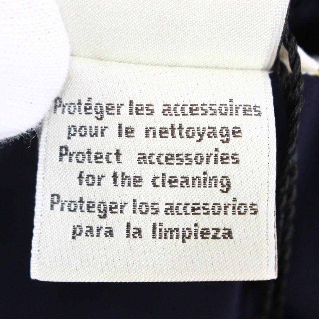 ◇HERMES メンズ ナイロンパンツ ネイビーブラック